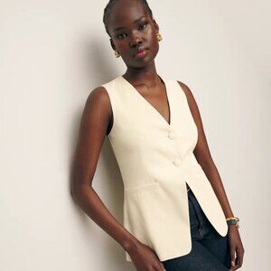 Reformation Casey Vest (sold out!) - Cream
